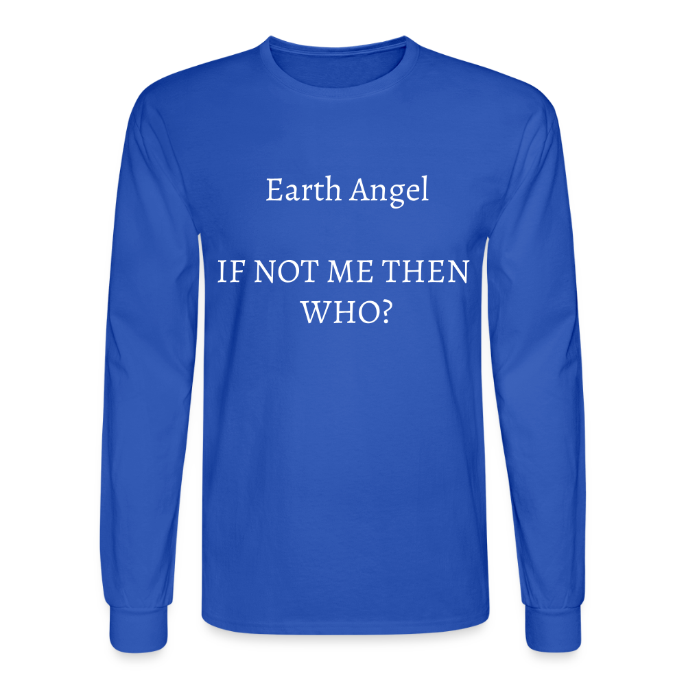 Men's Long Sleeve T-Shirt - royal blue