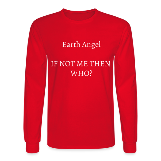 Men's Long Sleeve T-Shirt - red